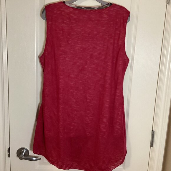 ME Women's Top Tunic Size T5 Sheer With Lining Sleeveless Made in France Y2K - Picture 5 of 7